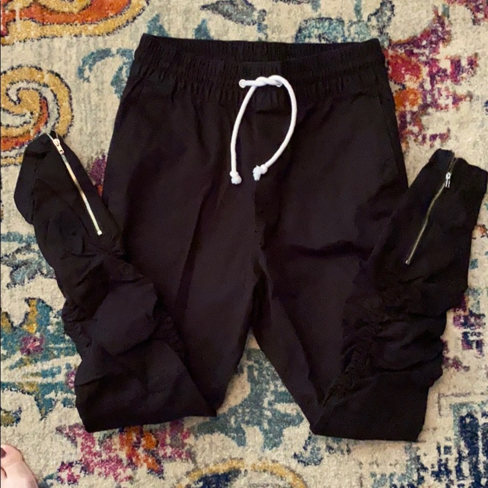 Black joggers